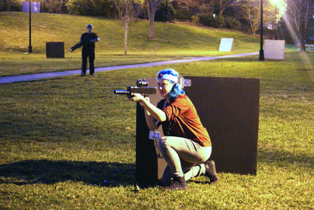 CAB hosts laser tag on quad