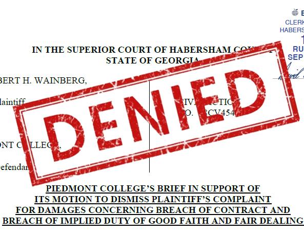 Court Denies Several Motions of Dismissal in Wainberg Lawsuit