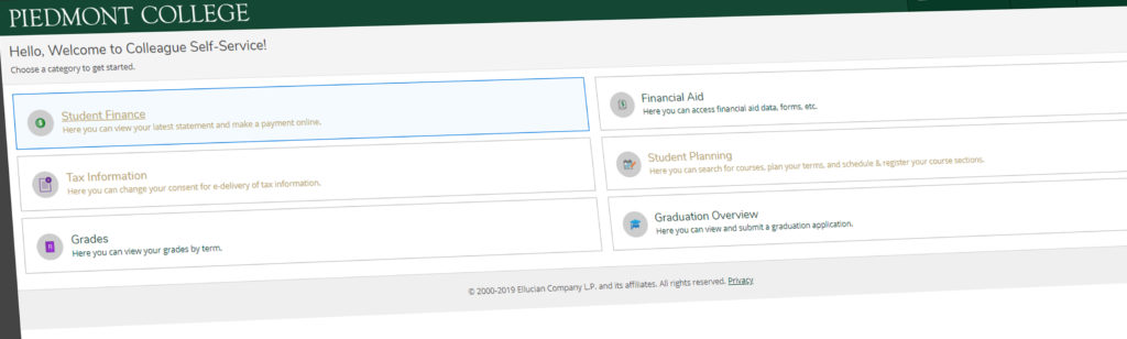 Piedmont Introduces New Student Planning Website