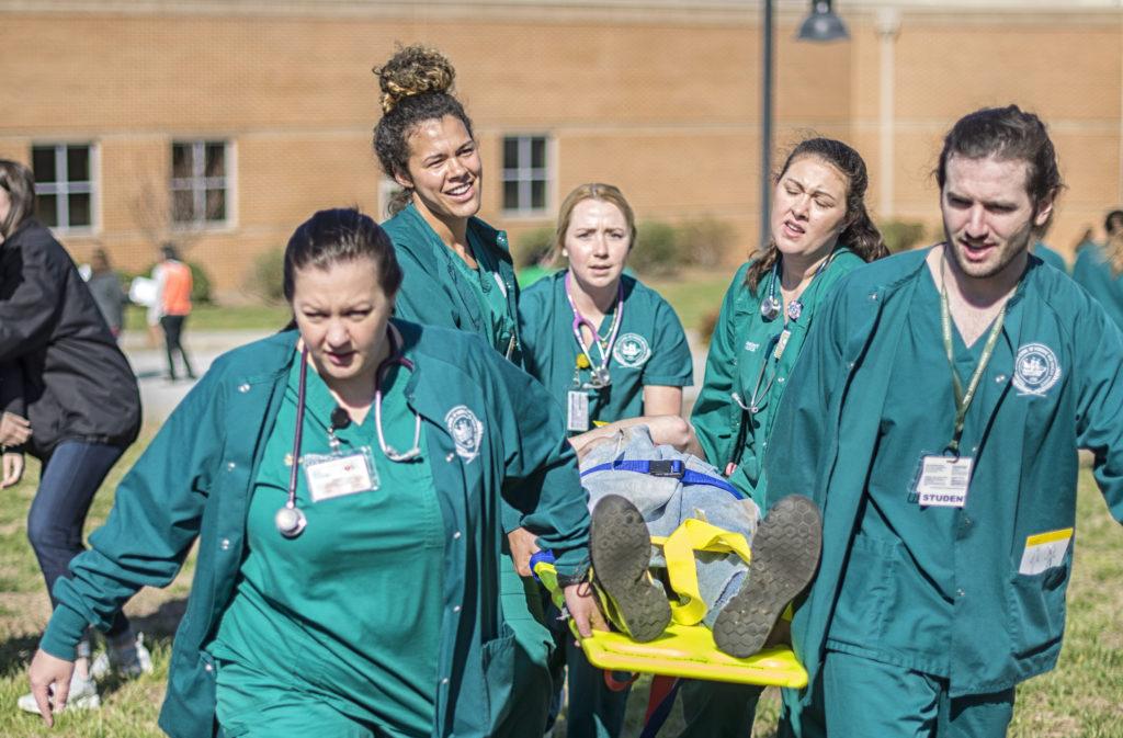 Nursing students face difficult decisions in annual disaster drill