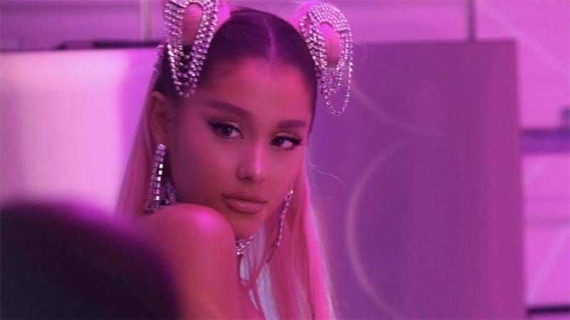 PHOTO / https://www.hit.com.au/story/ariana-grande-takes-us-to-a-house-party-in-her-new-7-rings-video-120079