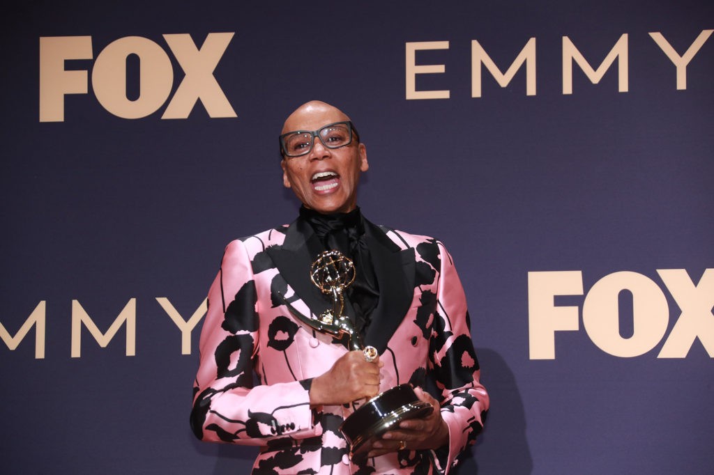 RuPaul backstage at the 71st Primetime Emmy Awards at the Microsoft Theater in Los Angeles on Sunday, Sept. 22, 2019. (Allen J. Schaben/Los Angeles Times/TNS)