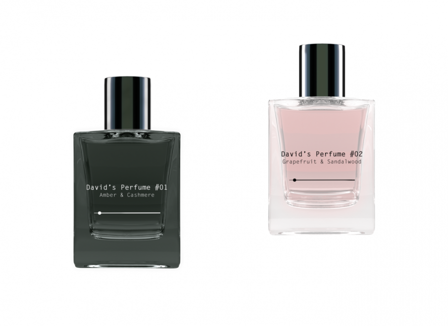 David Dobriks new perfume with scents Amber & Cashmere and Grapefruit & Sandalwood / Photo from davidsperfume.com