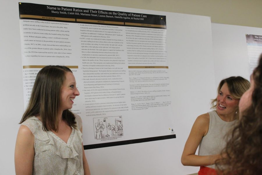 Piedmont students present their research at the first ever Piedmont Symposium in 2019.