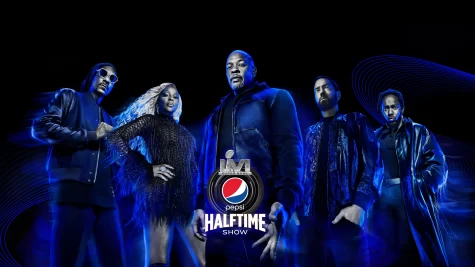 Super Bowl LVIs Pepsi Superbowl Halftime Show included Dr. Dre, Snoop Dogg, Mary J. Blige, Eminem, and Kendrick Lamar.