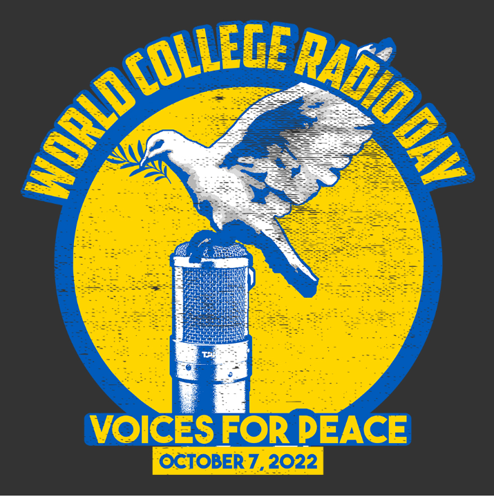 Voices For Peace for Ukraine is the theme for this years annual World College Radio Day. PHOTO//