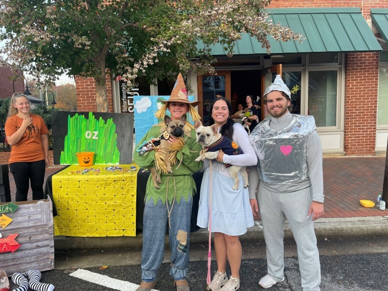 Team Piedmont came to the Tricks & Treats event for photo opportunities with kids and candy PHOTO // Samantha Carvallo