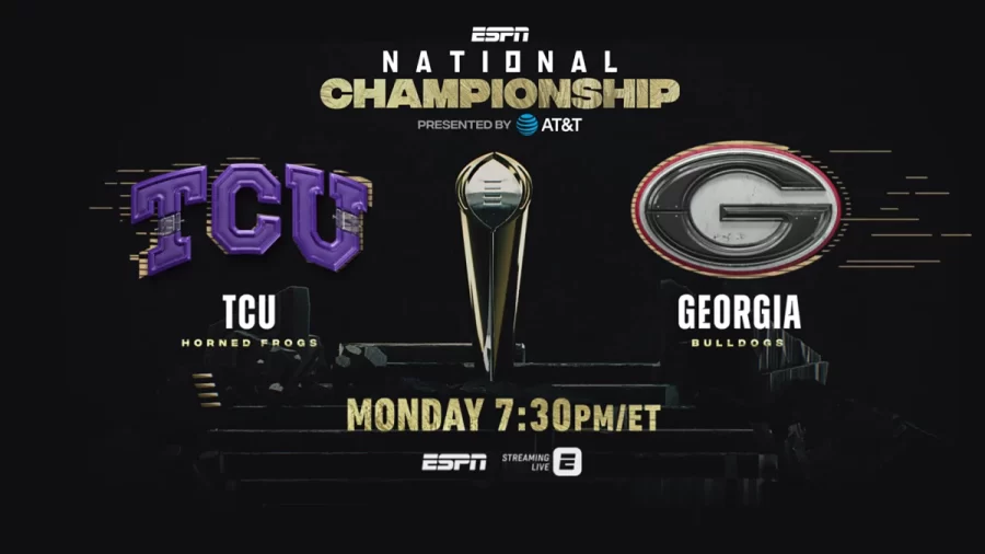 The Georgia Bulldogs faced off against the Texas Christian University Horned Frogs in the National Championship game on January 9, 2023.