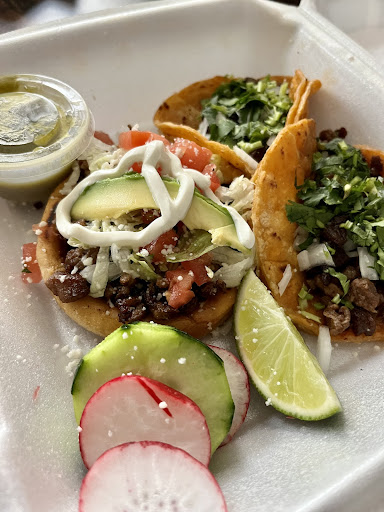 Two street tacos and a sope are the best way to go when ordering from Don Fily’s. Look for the counter in the back of the Chevron to get your order next time you’re in Demorest, GA. 
PHOTO // Samantha Carvallo