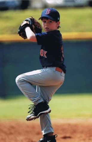 A young Andy Klein plays at his first organized baseball game, sparking his drive to play into college PHOTO//Andrew Klein