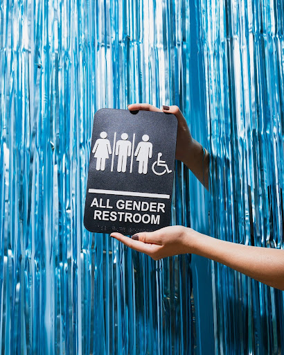 The new all-gender bathroom will give everyone a space to feel comfortable to use without having to haul it all the way back to their dorm.