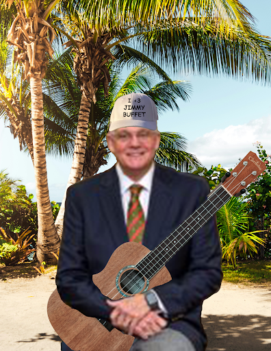 President Criser poses for his promotional photo for his upcoming concert.
