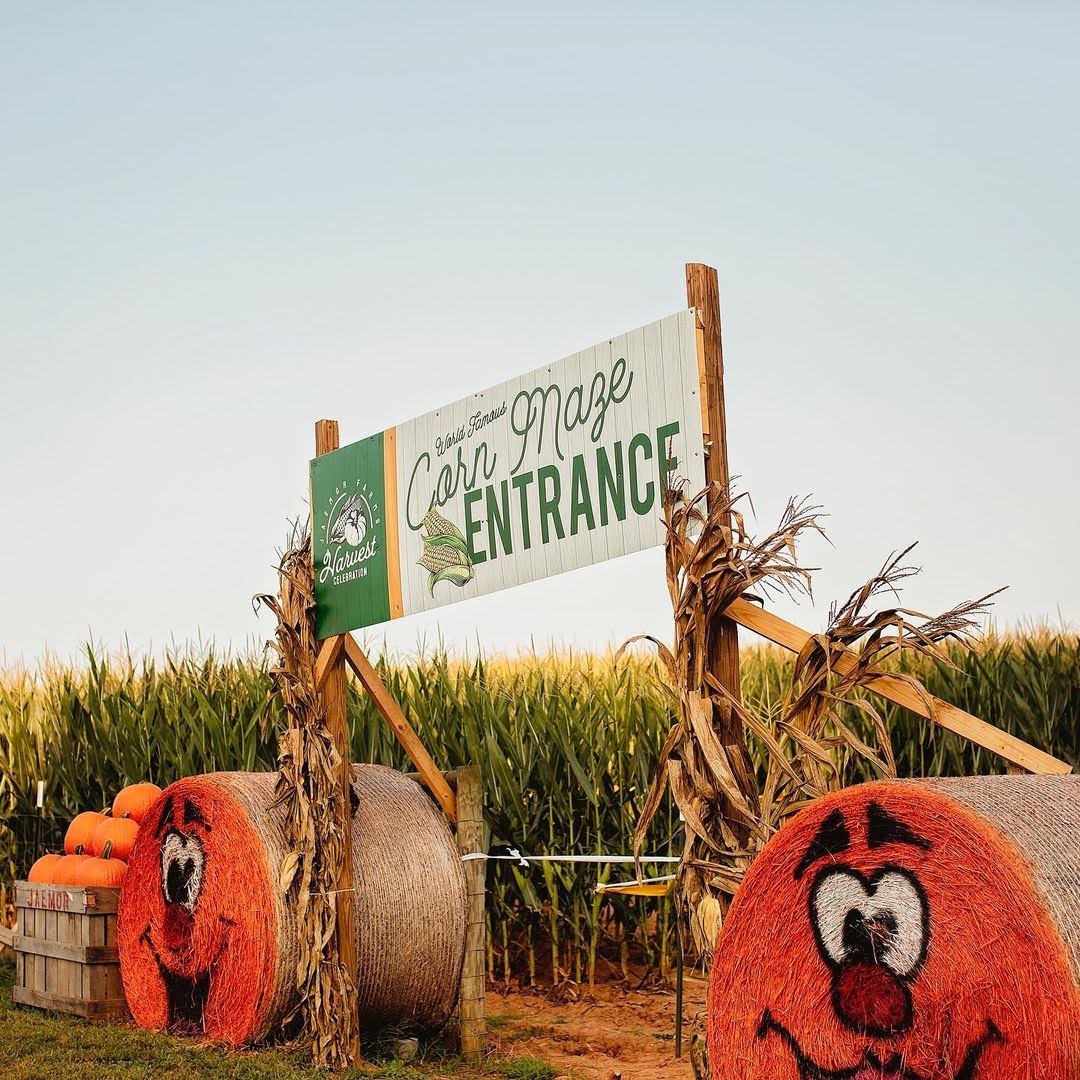 Jaemor Farms’ Corn Maze During Their 2022 Harvest Celebration.