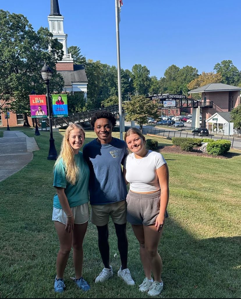 Avonlea Kirby, Jadon Gonzales and Sarah Fox of Piedmont’s PGC. 