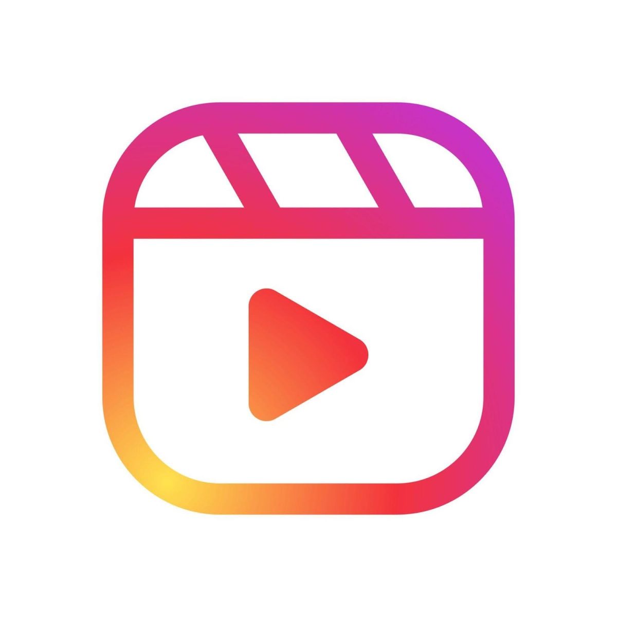 Instagram Reels logo. Reels offers users a more unique experience than its competitor, TikTok.