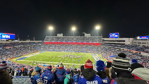 Dec. 22, 2024 the Buffalo Bills continued their triumph to the playoffs in their 24-21 win over the New England Patriots while fans prepared to celebrate. 