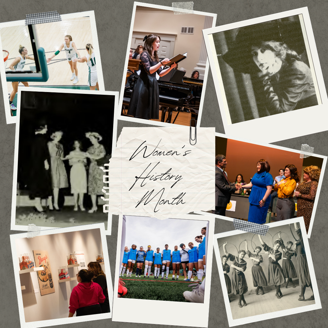 A collage of Piedmont University women from past and present in all walks of life. (Photos from Piedmont Marketing, made in Canvas by Nahomi Solorzano)