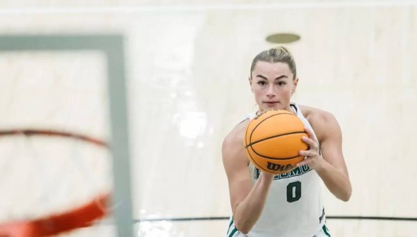 Though she transferred in the middle of the season Ava Hunter found a new home on the court at Piedmont where she rekindled her love for basketball. (Karl Moore)