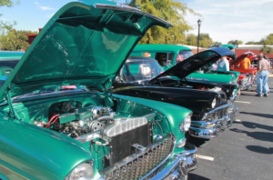 Image of the Big Red Apple Festival Car Show, courtesy of the Piedmont Roar archives.