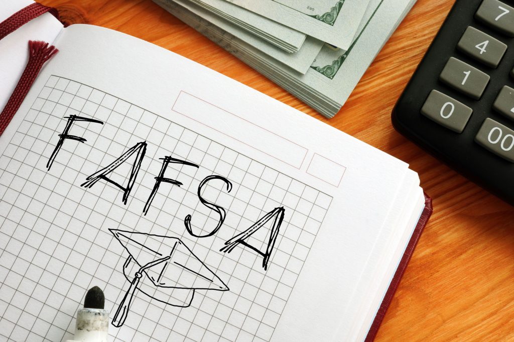 It is important that students complete their FAFSA application in order to receive aid. Completing and submitting the application helps students and parents know how much they qualify for in loans, if needed.