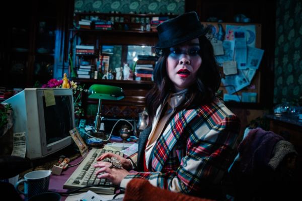Mitski debuts an intriguing aesthetic for her eighth studio album, “Nothing’s About to Happen to Me,” in the music video for “Where’s My Phone?